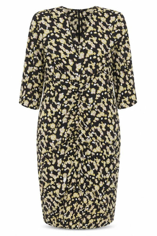 Next Womens Multicoloured Floral Ruched Midi Dress Size 20