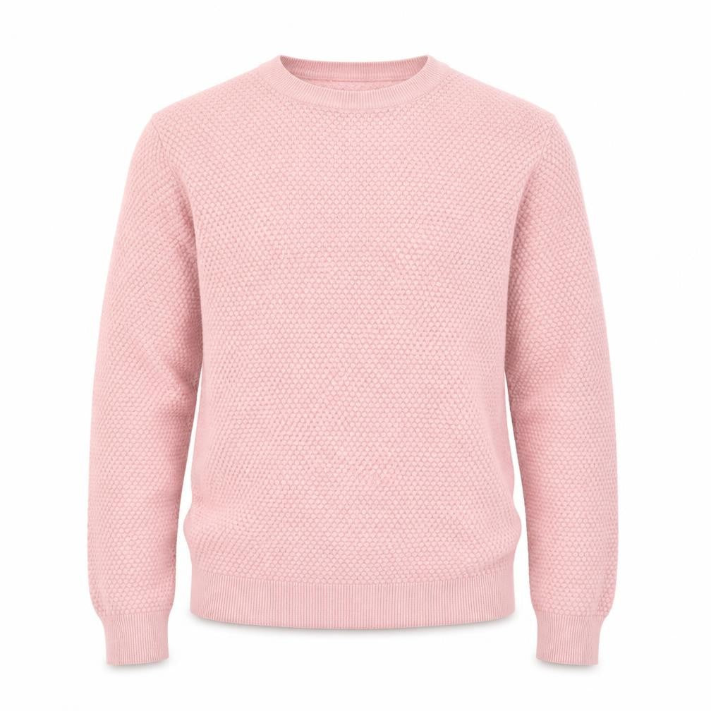 Primark Men's Pink Cotton Crew Neck Jumper M