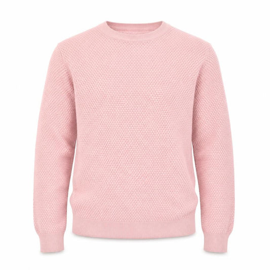 Primark Men's Pink Cotton Crew Neck Jumper M