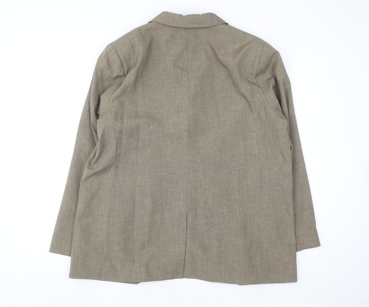 Primark Cares Women’s Beige Single Breasted Blazer XL Polyester
