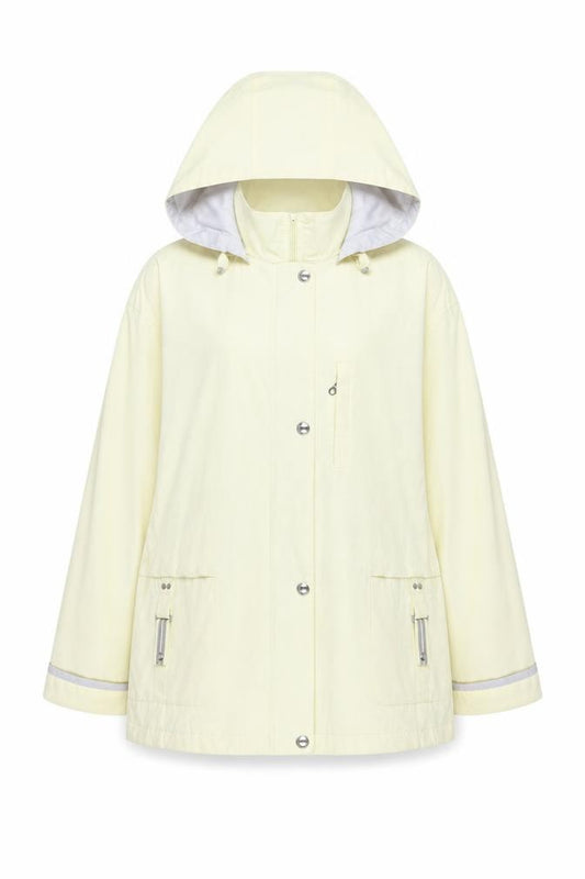 Mackintosh New England Women’s Yellow Hooded Rain Coat Jacket XL