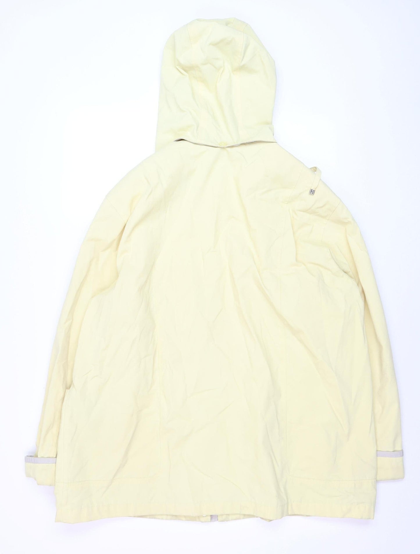 Mackintosh New England Women’s Yellow Hooded Rain Coat Jacket XL