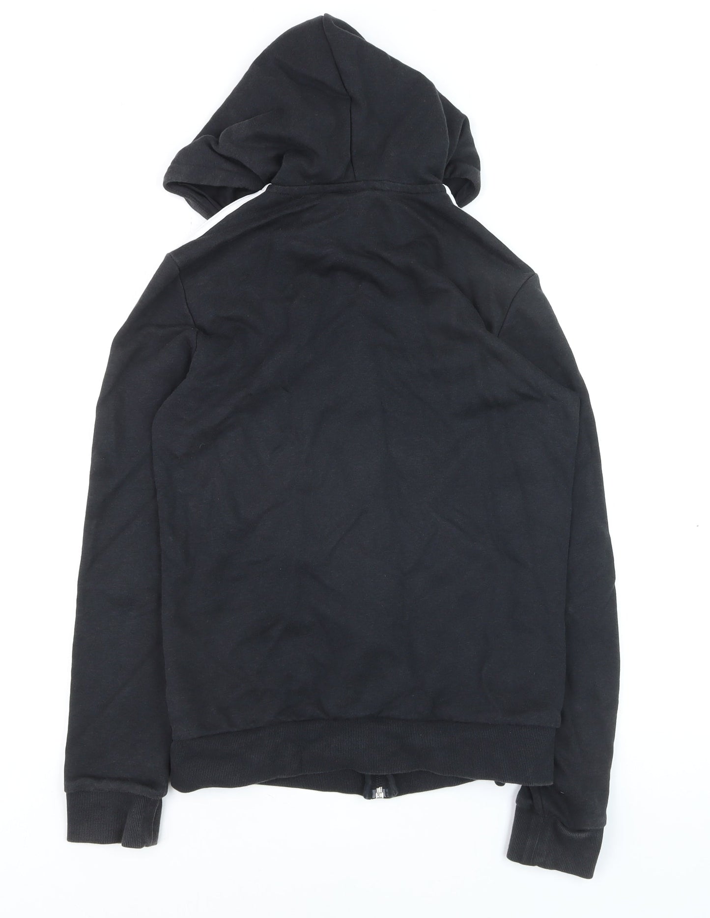 Adidas Boys Black Hooded Full Zip Track Jacket 8-10 Years