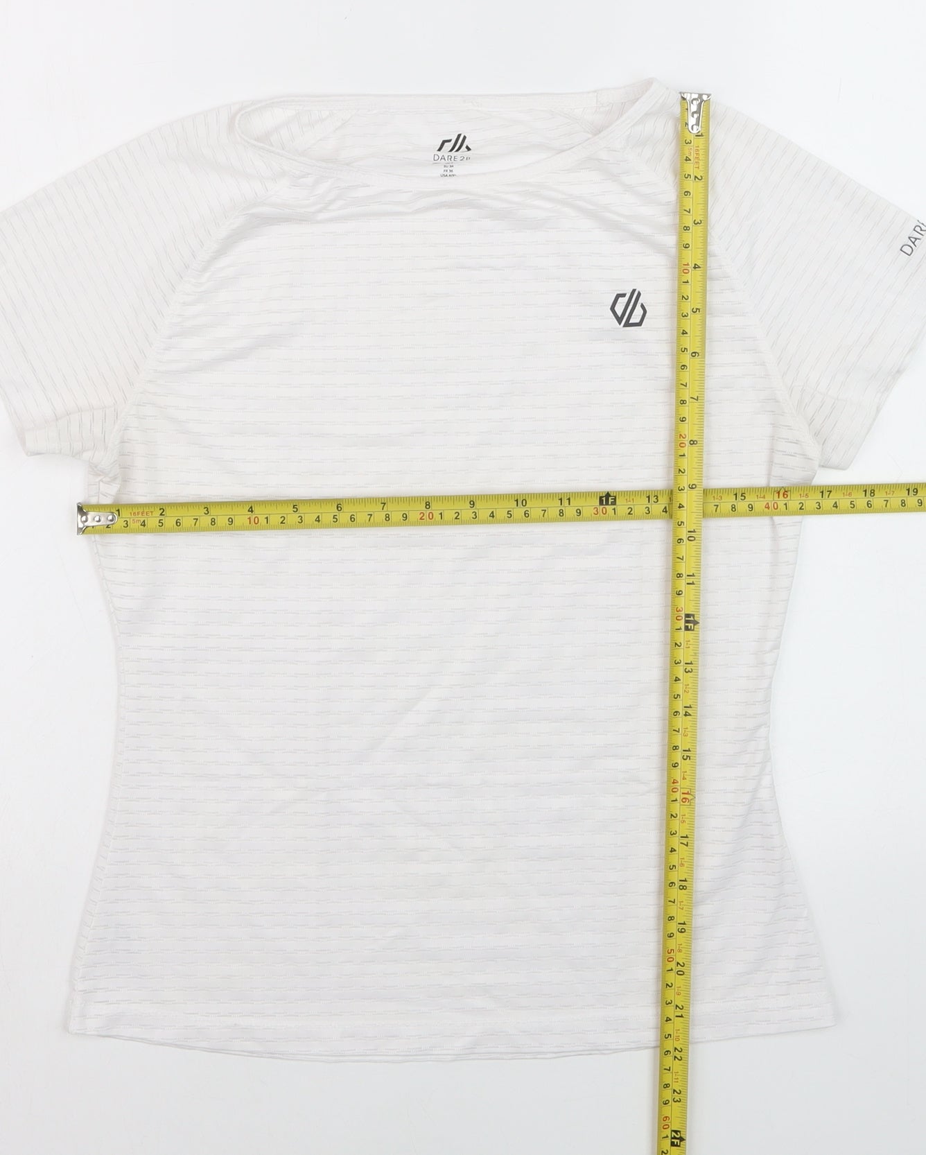 Dare 2b Womens White Short Sleeve Active T-Shirt Size 8