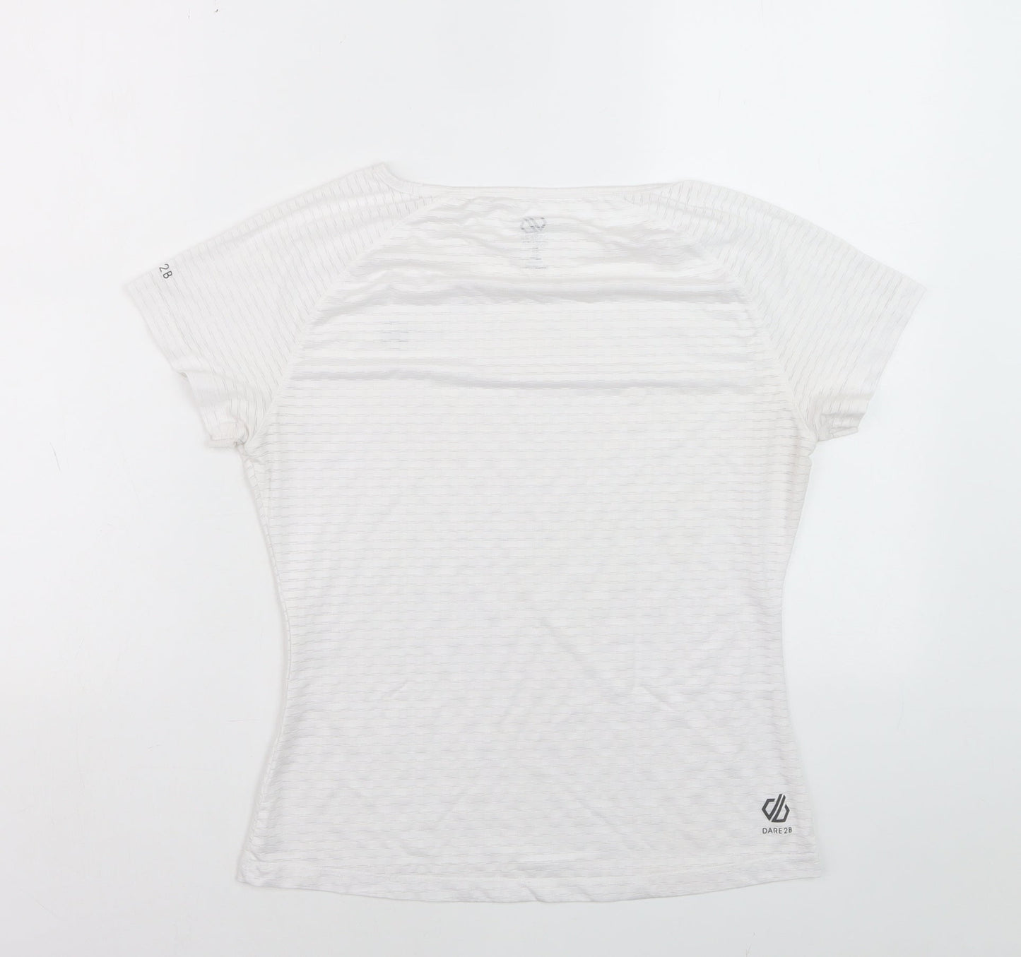 Dare 2b Womens White Short Sleeve Active T-Shirt Size 8