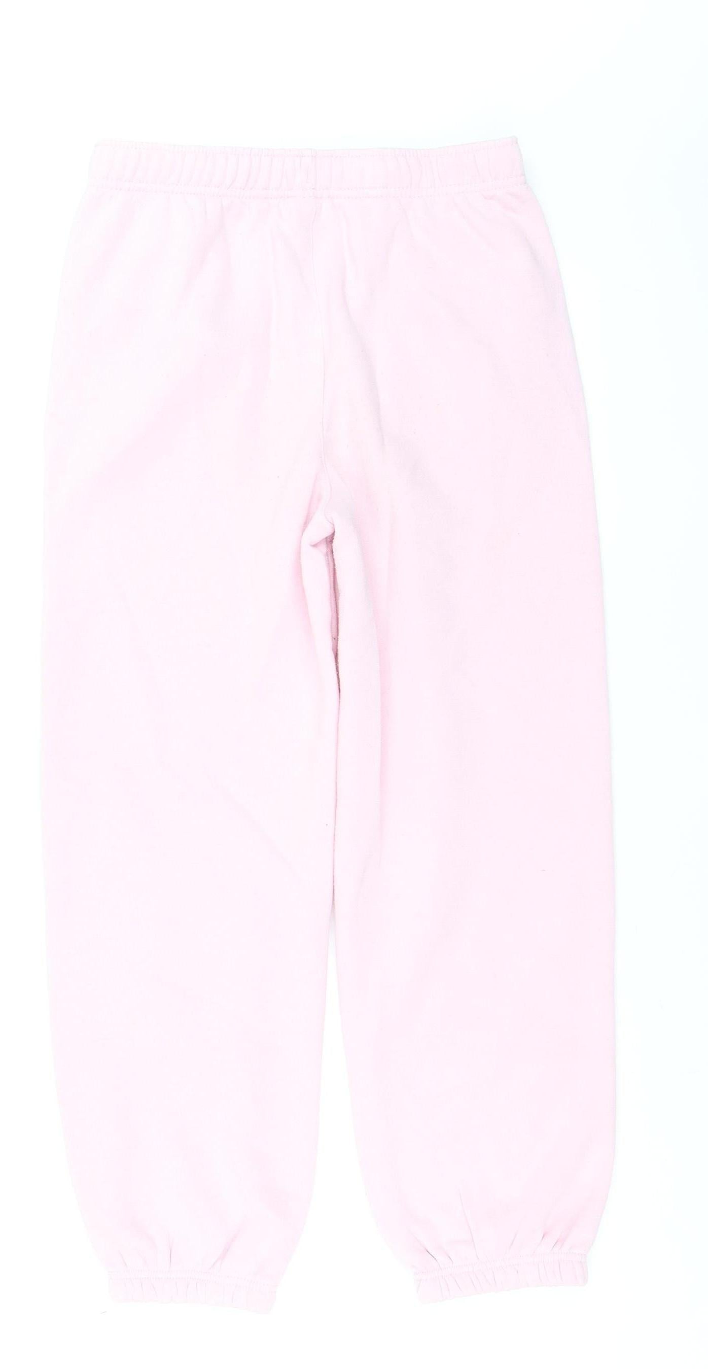Slazenger Girls Pink Sweatpants Size 13 Years Elastic Waist Joggers