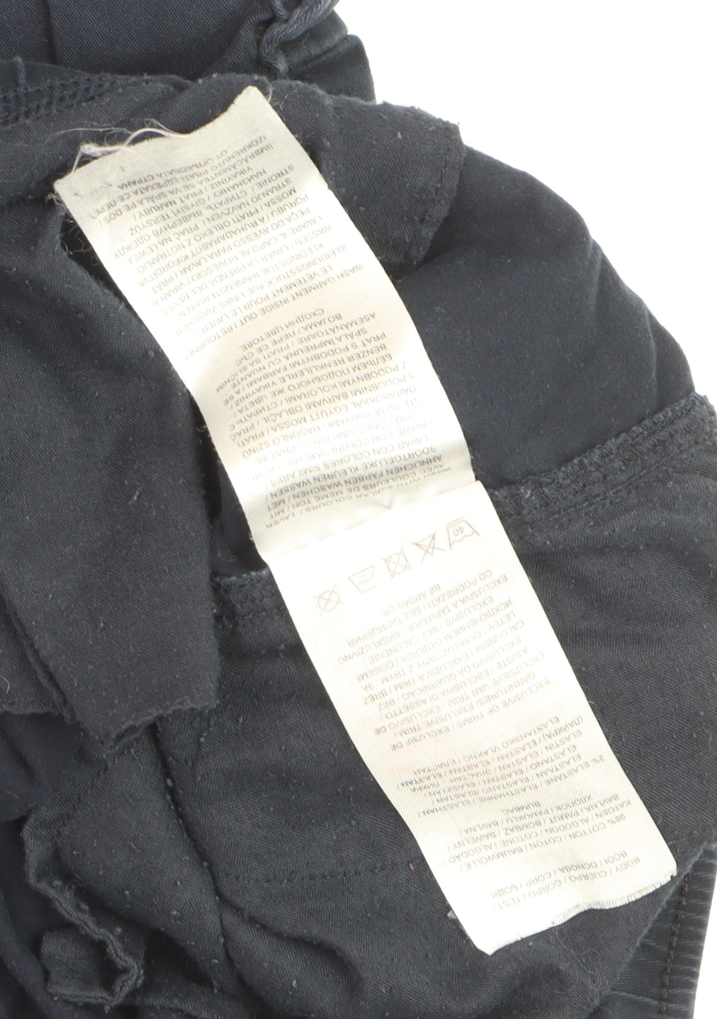 Tokyo Laundry Men's Blue Cargo Trousers XL W36 Elastic Waist