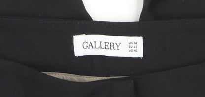 Additional view of Gallery Women's Black, size 14 Slim, Ankle Work Trousers