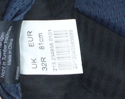 River Island Men’s Black 32R Straight Trousers