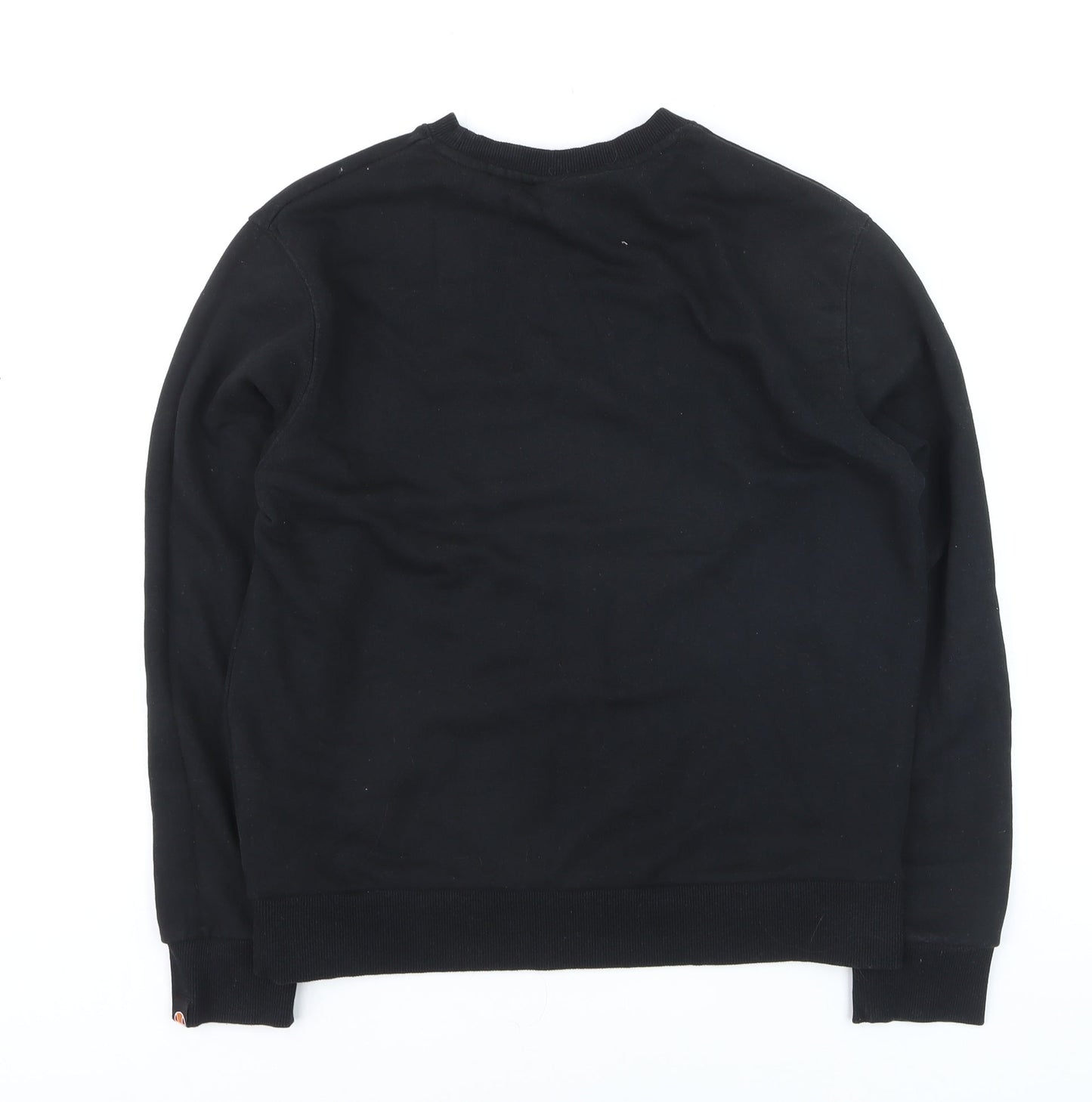 Ellesse Womens Black Crew Neck Pullover Sweatshirt UK 12