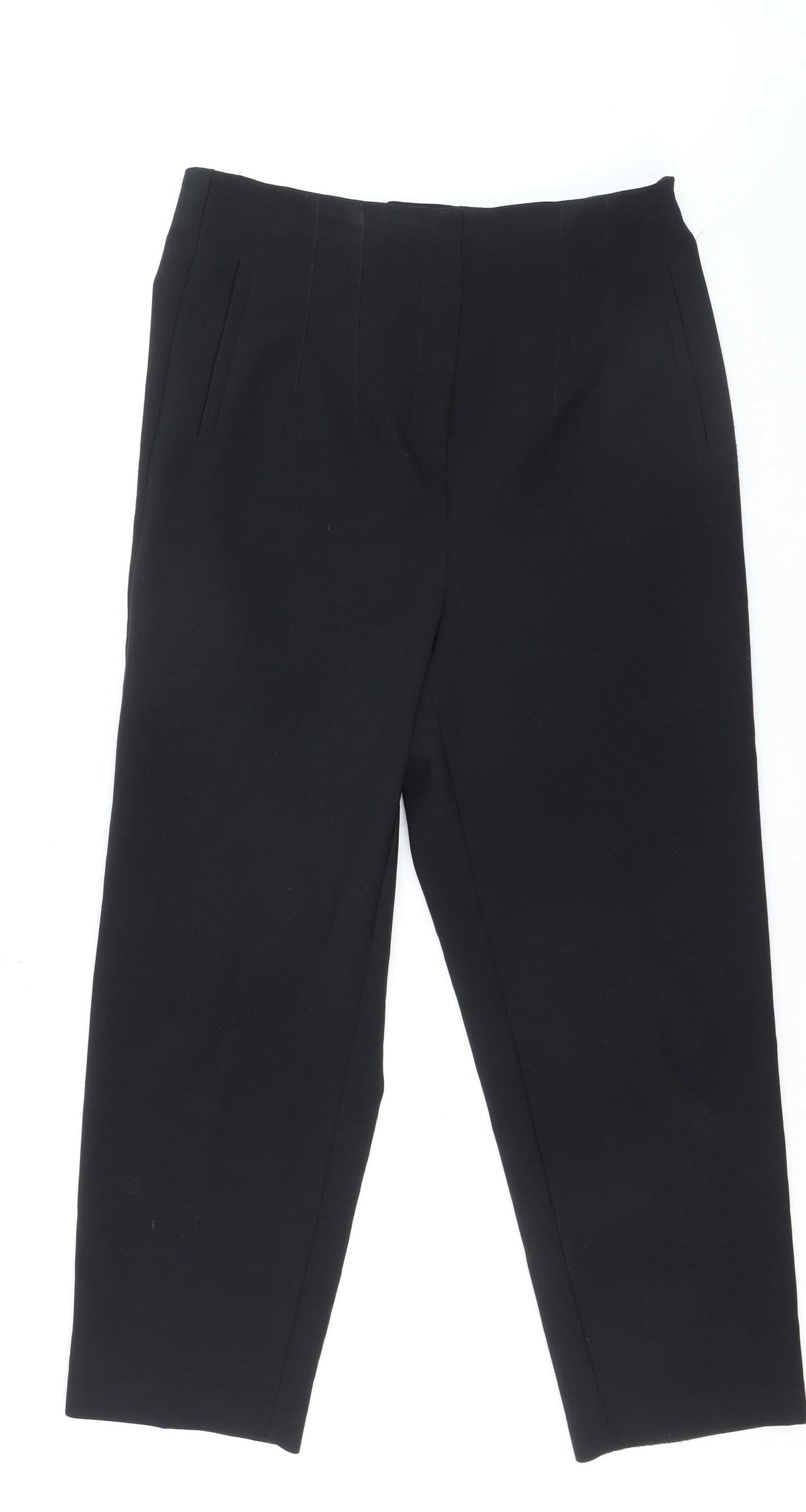 Savida Women’s Black Trousers Size 14 Polyester Blend Dress Pants