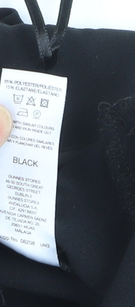 Savida Women’s Black Trousers Size 14 Polyester Blend Dress Pants