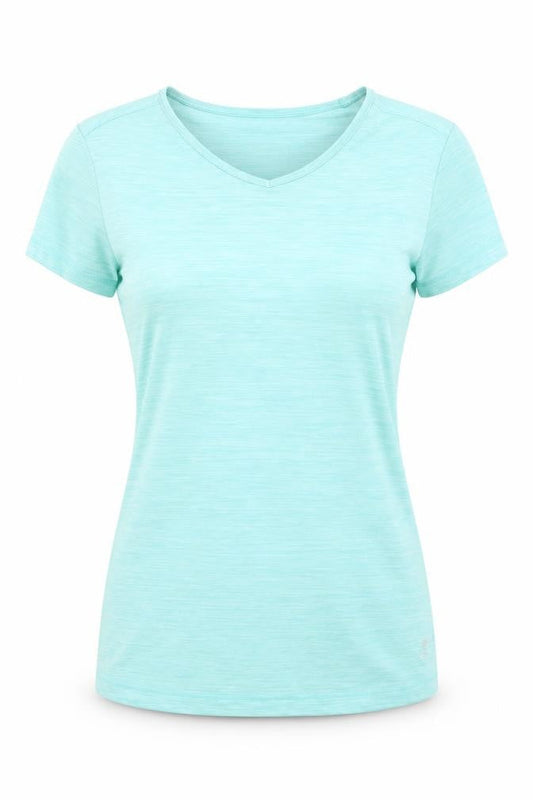 Energetics Women's Blue V-Neck Quick Dry T-Shirt Size S