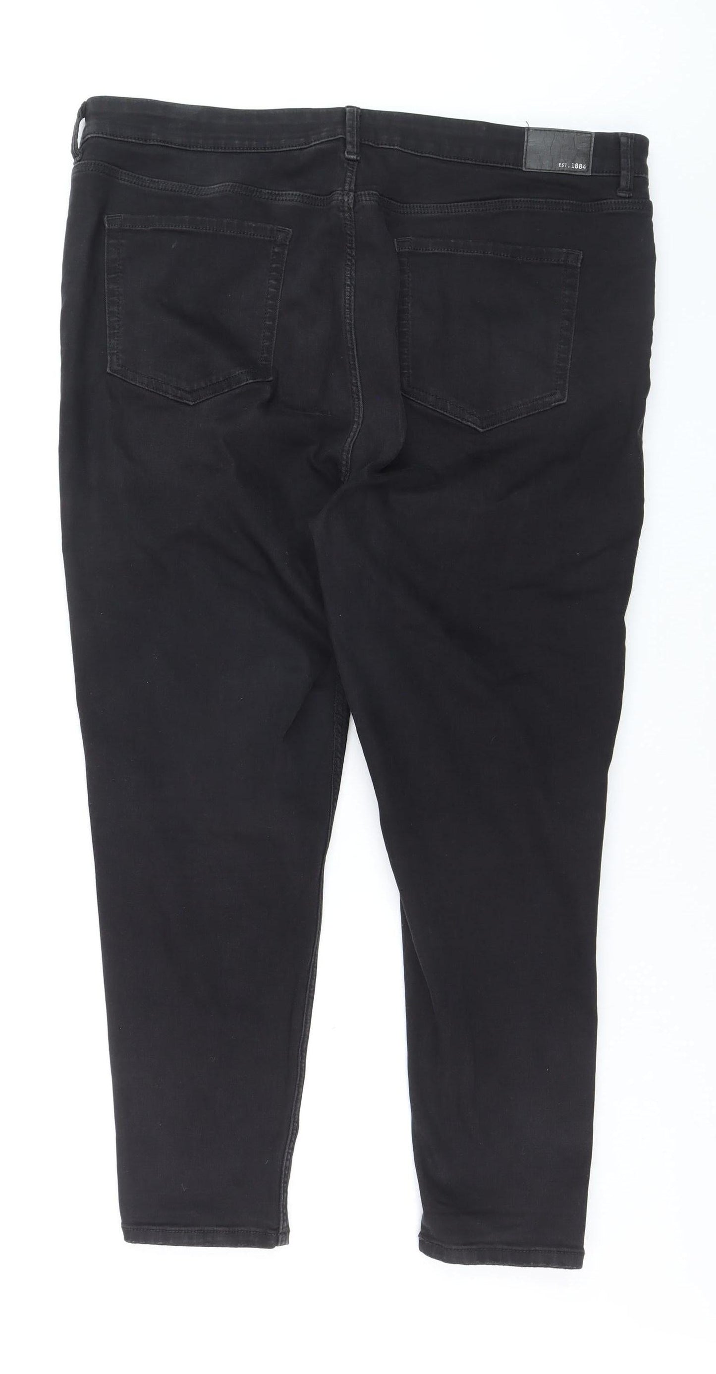 Marks and Spencer Women Black Size 20 Short Skinny Jeans