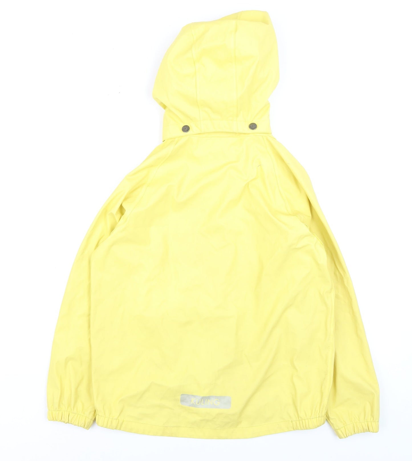 Kuling Boys Yellow Waterproof Hooded Rain Coat 9-10 Years