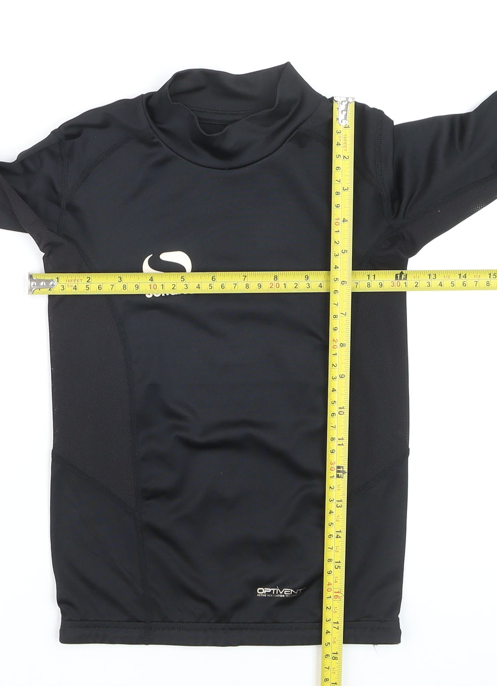 Sondico Boys Black 7-8 Years Long Sleeve Compression T-Shirt