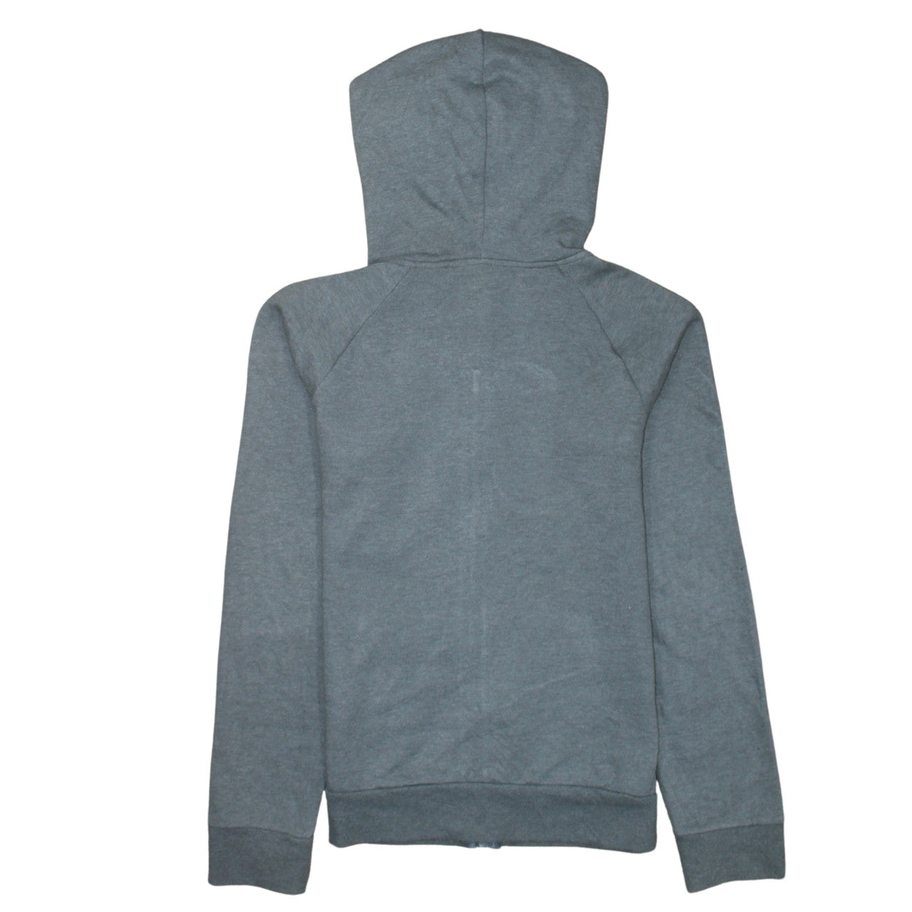 Under Armour Boys Grey Full Zip Hoodie Size 158 (13 Years) Cotton Blend