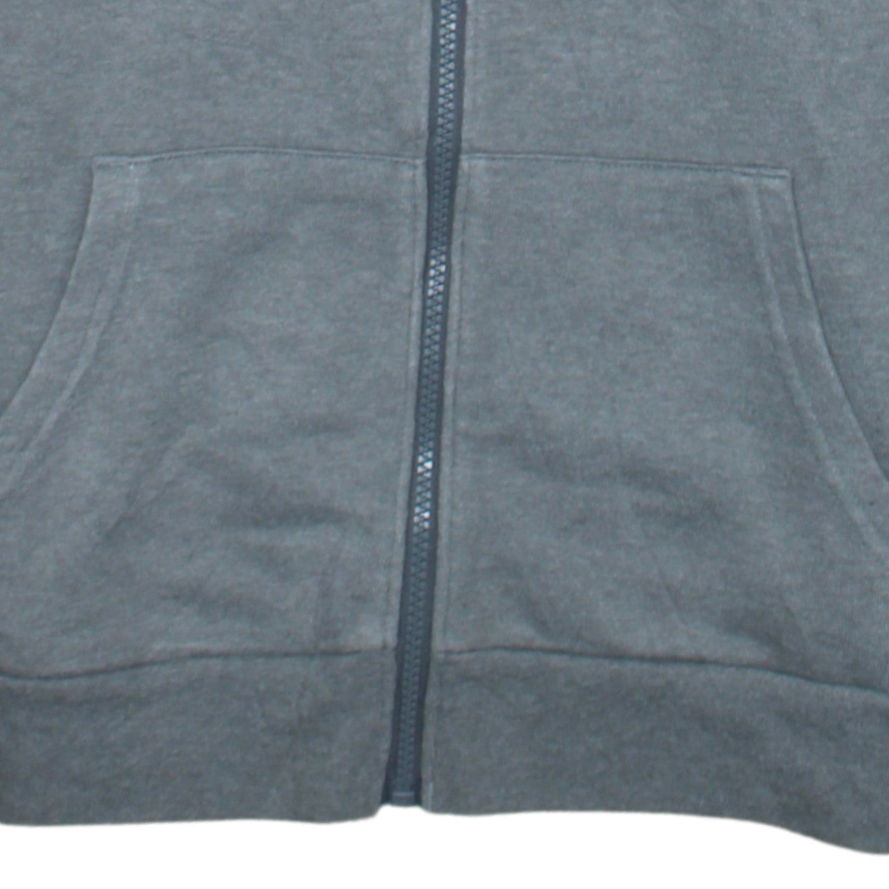 Under Armour Boys Grey Full Zip Hoodie Size 158 (13 Years) Cotton Blend