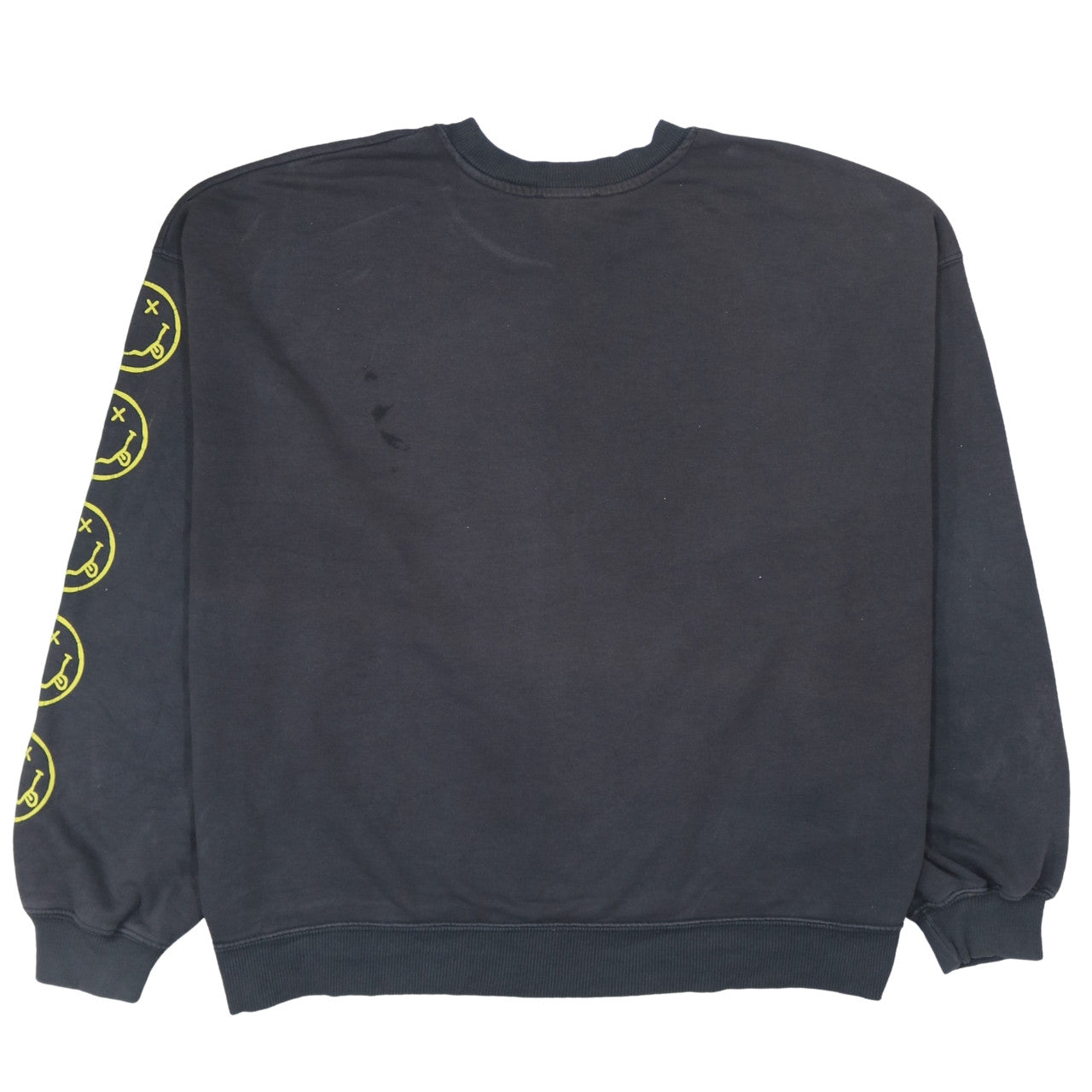 Bershka Womens Black Nirvana Graphic Pullover Sweatshirt L