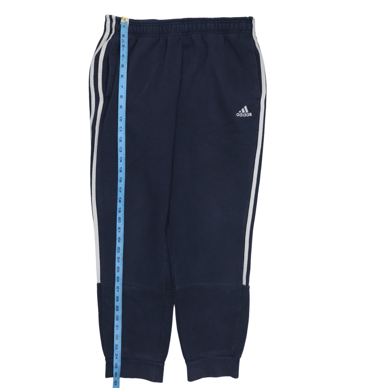 Adidas Men Blue Jogger Trousers Size M Regular Fit