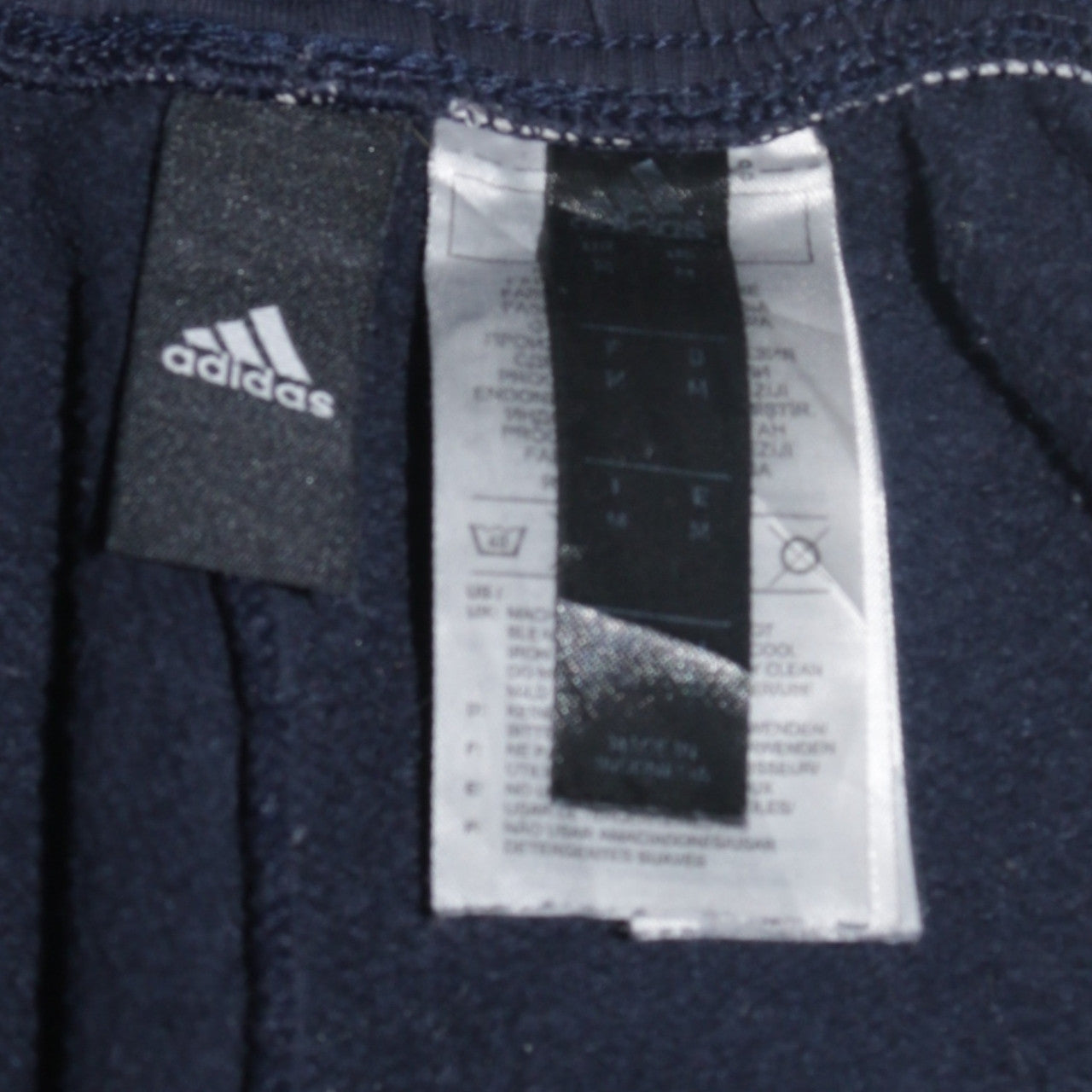 Adidas Men Blue Jogger Trousers Size M Regular Fit