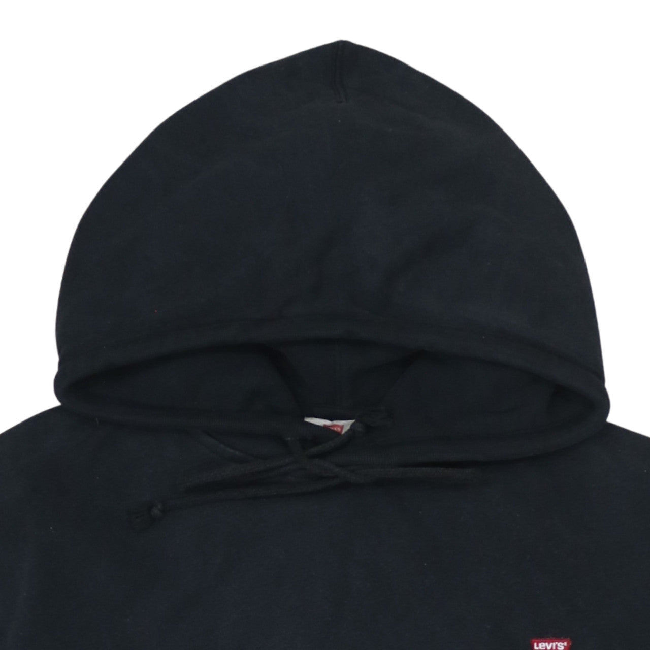 Levi's Womens Black Small Pullover Hoodie Cotton Fleece