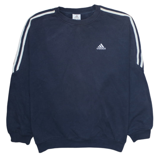 Adidas Men’s Blue XL Pullover Crew Neck Sweatshirt