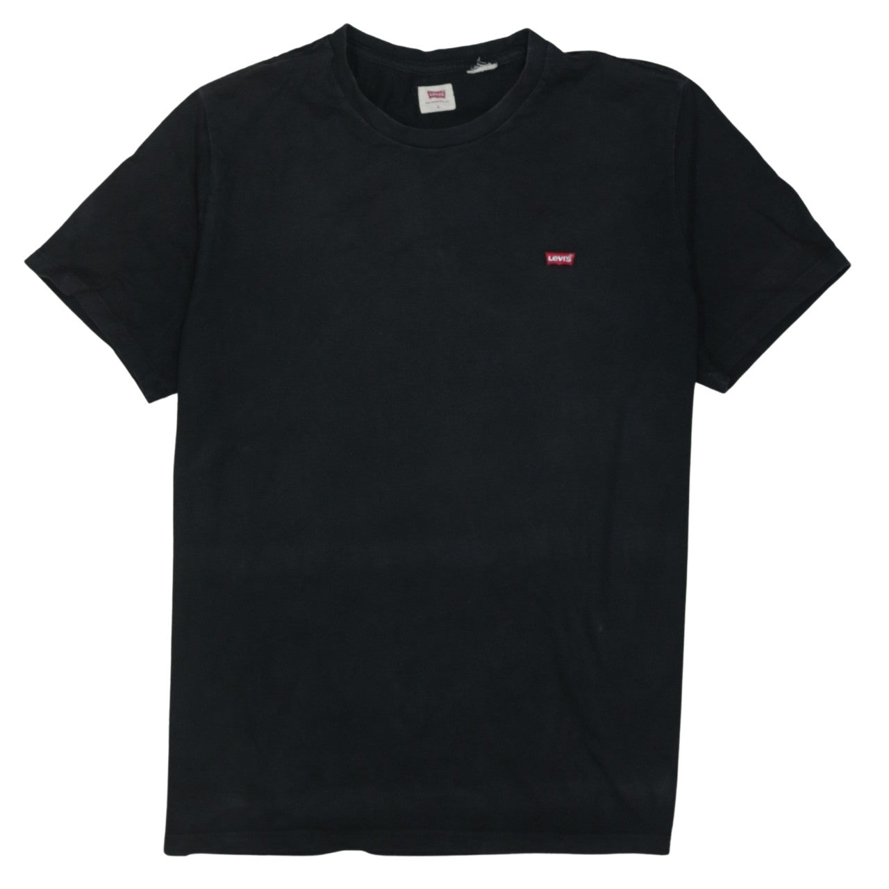 Levi's Men's Black Crew Neck Cotton Short Sleeve T-Shirt Size L