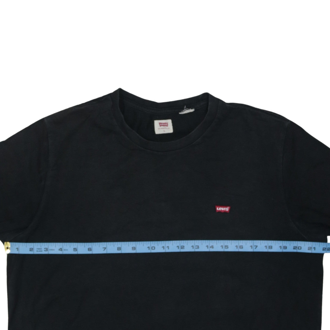 Levi's Men's Black Crew Neck Cotton Short Sleeve T-Shirt Size L