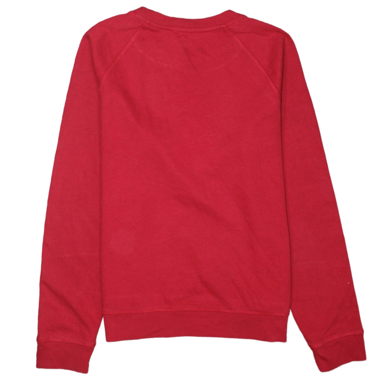 Levi's Womens Red Crew Neck Logo Pullover Sweatshirt M