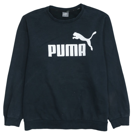 Puma Men's Black XL Crew Neck Pullover Sweatshirt
