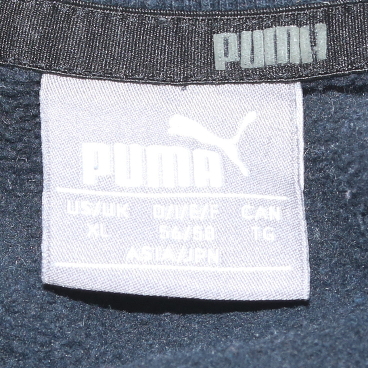 Puma Men's Black XL Crew Neck Pullover Sweatshirt