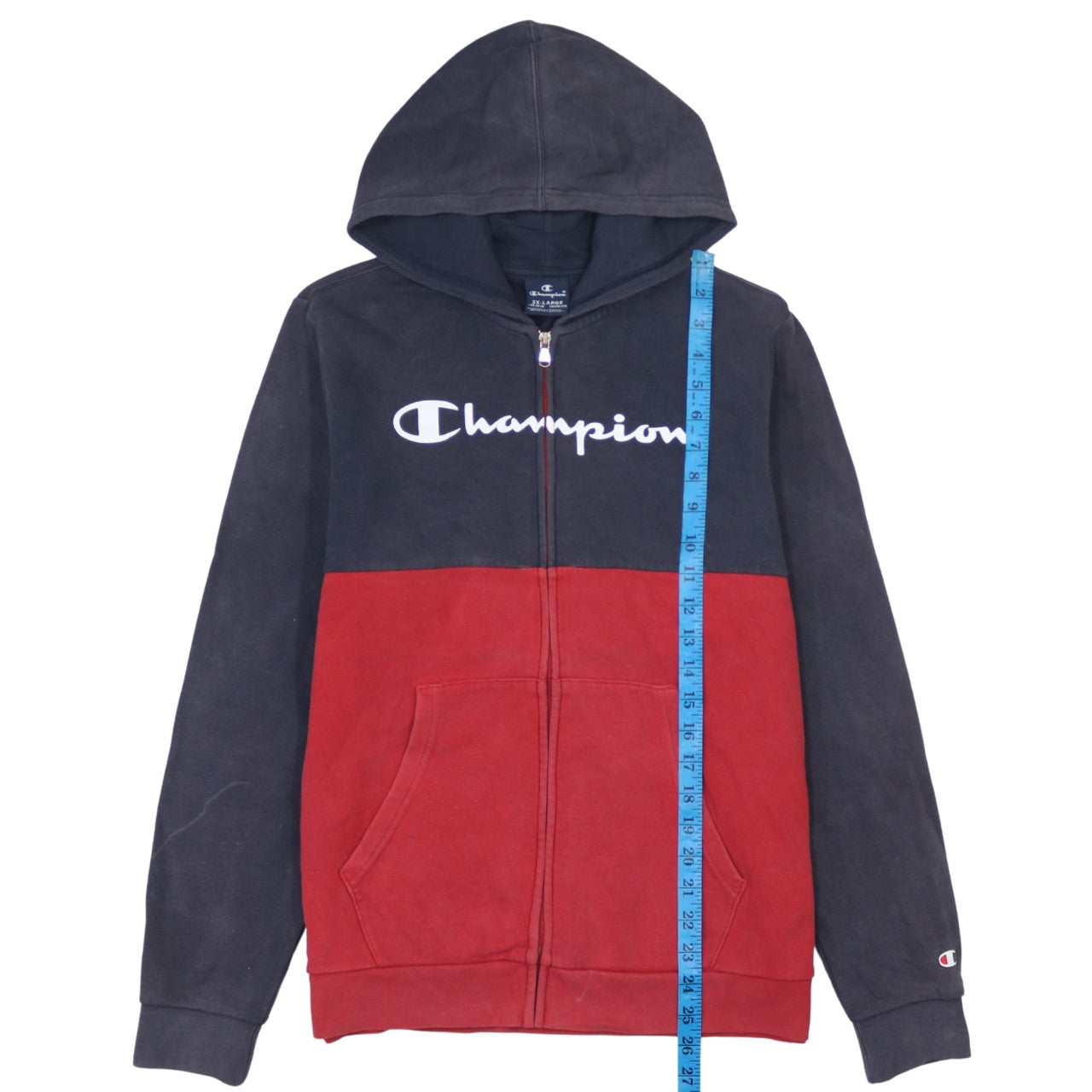 Champion Boys Multicoloured Full Zip Hoodie 15-16 Years Logo Fleece