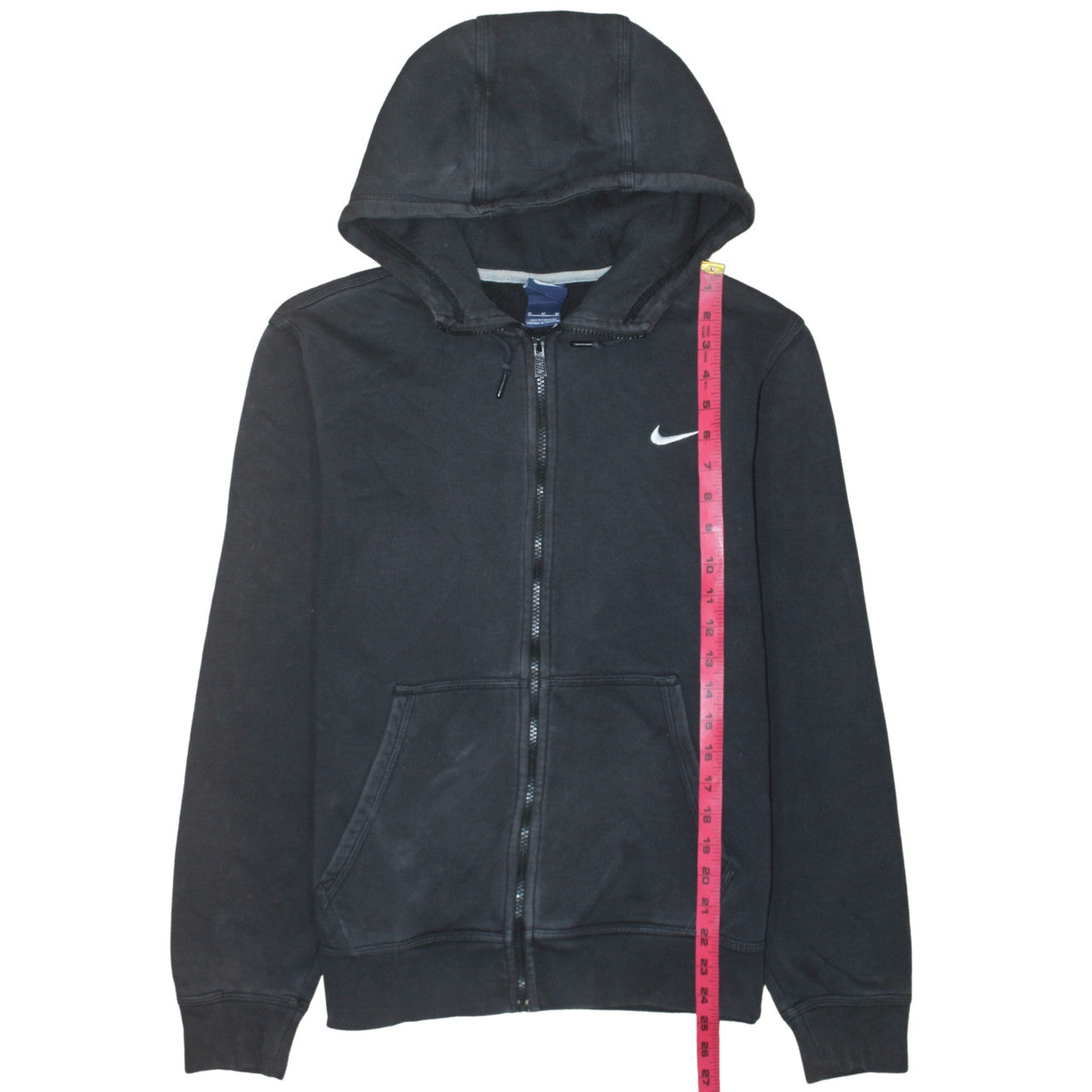 Nike Men's Black Full Zip Hoodie Size M Sports Fleece Sweatshirt