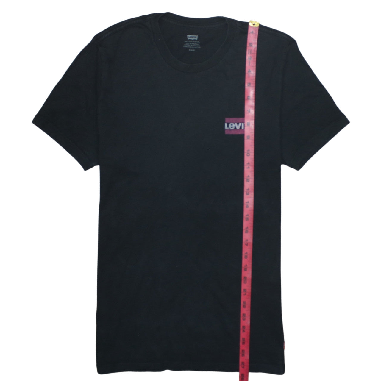 Levi's Men's Black Short Sleeve Crew Neck Cotton T-Shirt M