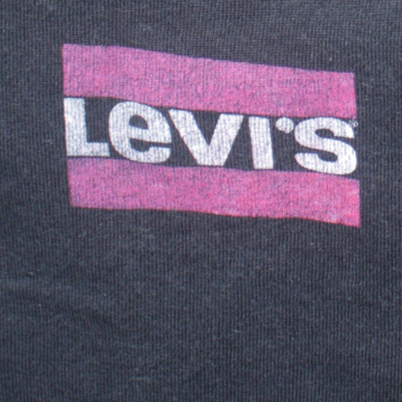 Levi's Men's Black Short Sleeve Crew Neck Cotton T-Shirt M