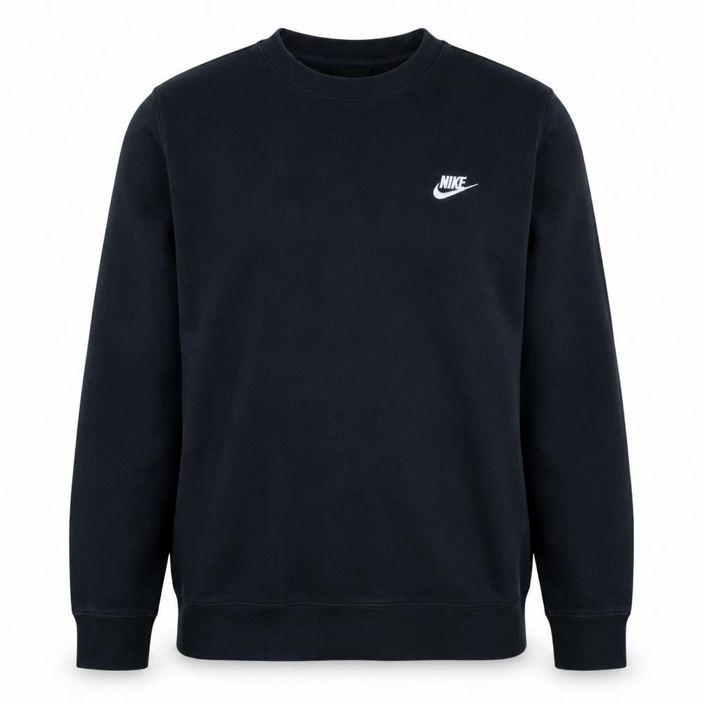 Nike Men's Black L Pullover Crew Neck Fleece Sweatshirt