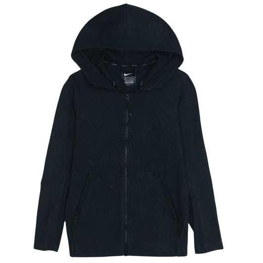 Nike Men's Black Full Zip Hoodie XS - Lightweight Sportswear