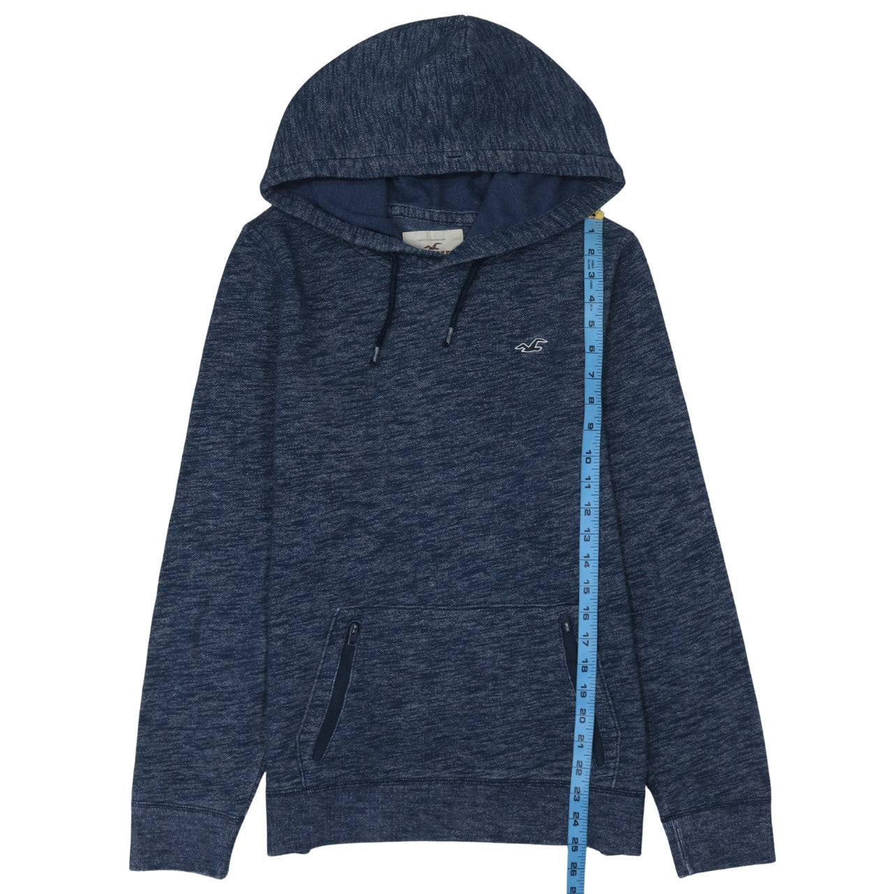 Hollister Womens Blue Pullover Hoodie S - Hooded Sweatshirt