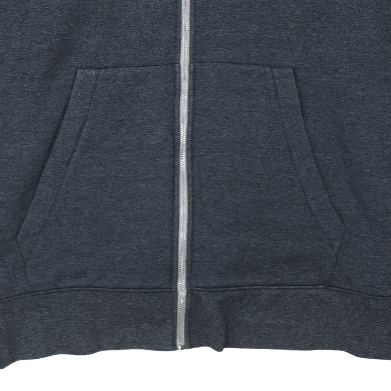 Nike Women's Dark Grey Full Zip Hoodie XL Cotton Blend