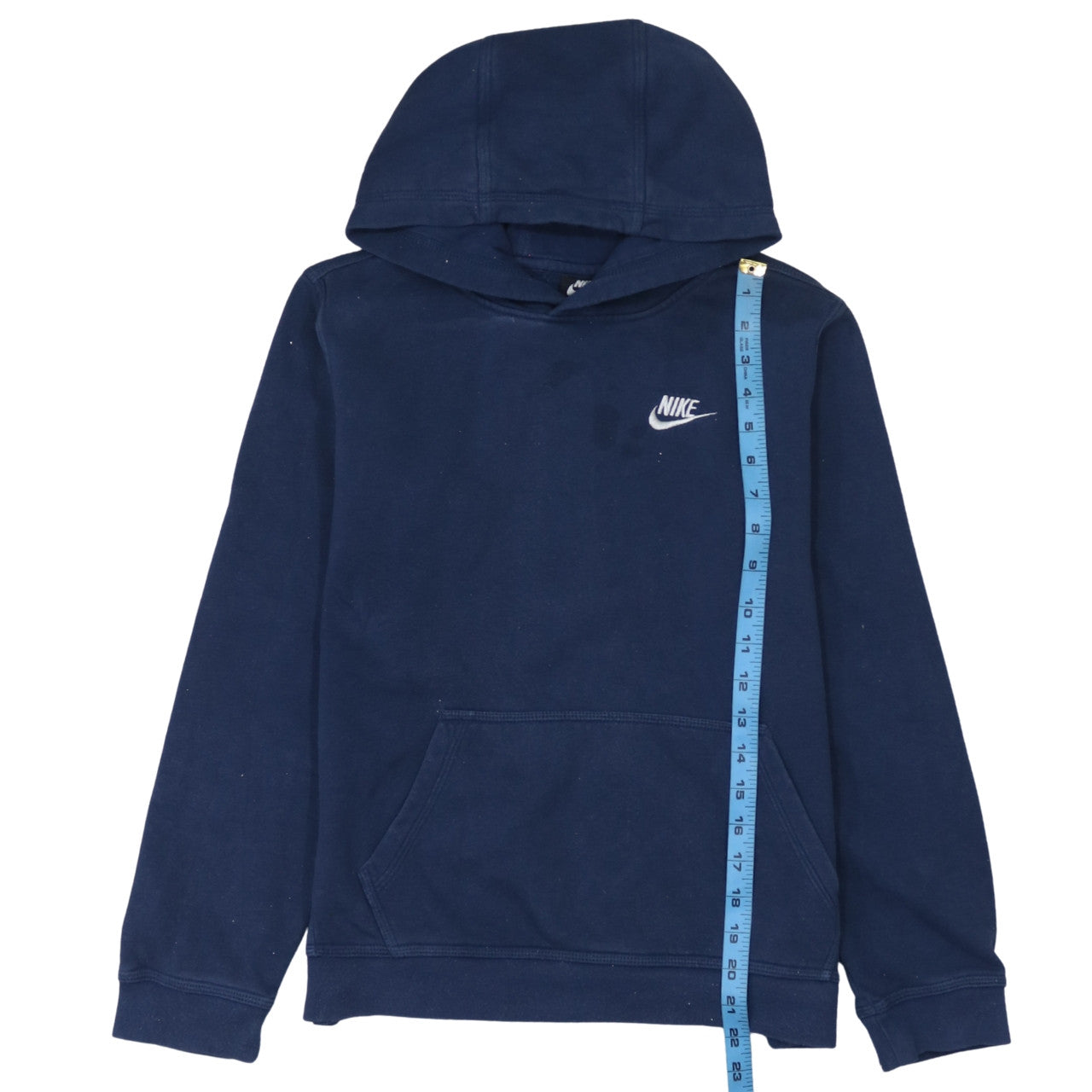 Nike Boys Navy Pullover Hoodie XL (158-170cm) Fleece Sweatshirt