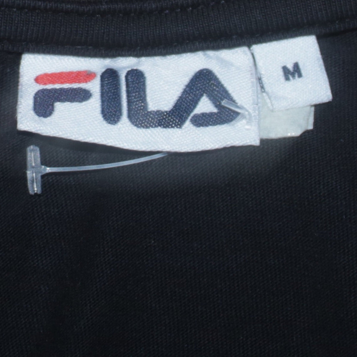 FILA Men's Black Crew Neck Short Sleeve Cotton T-Shirt M