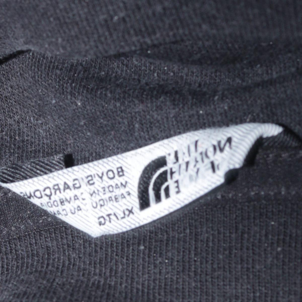 The North Face Boys Black XL Pullover Sweatshirt Long Sleeve Logo