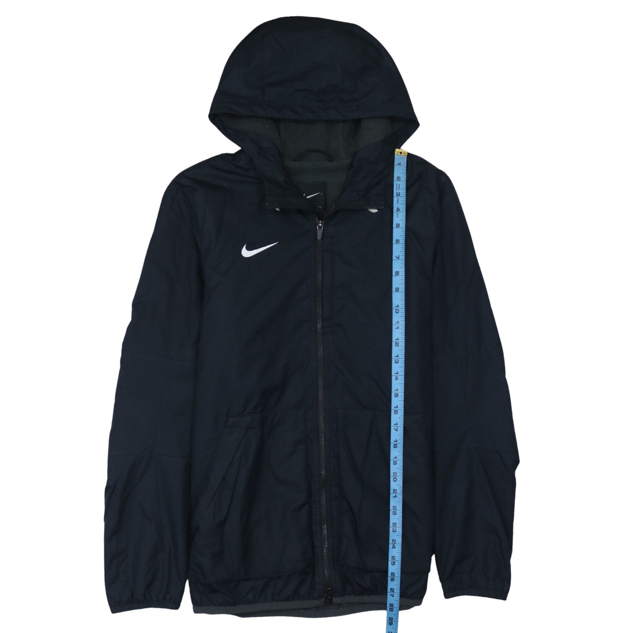 Nike Men’s Black Hooded Windbreaker Jacket S Sports Casual