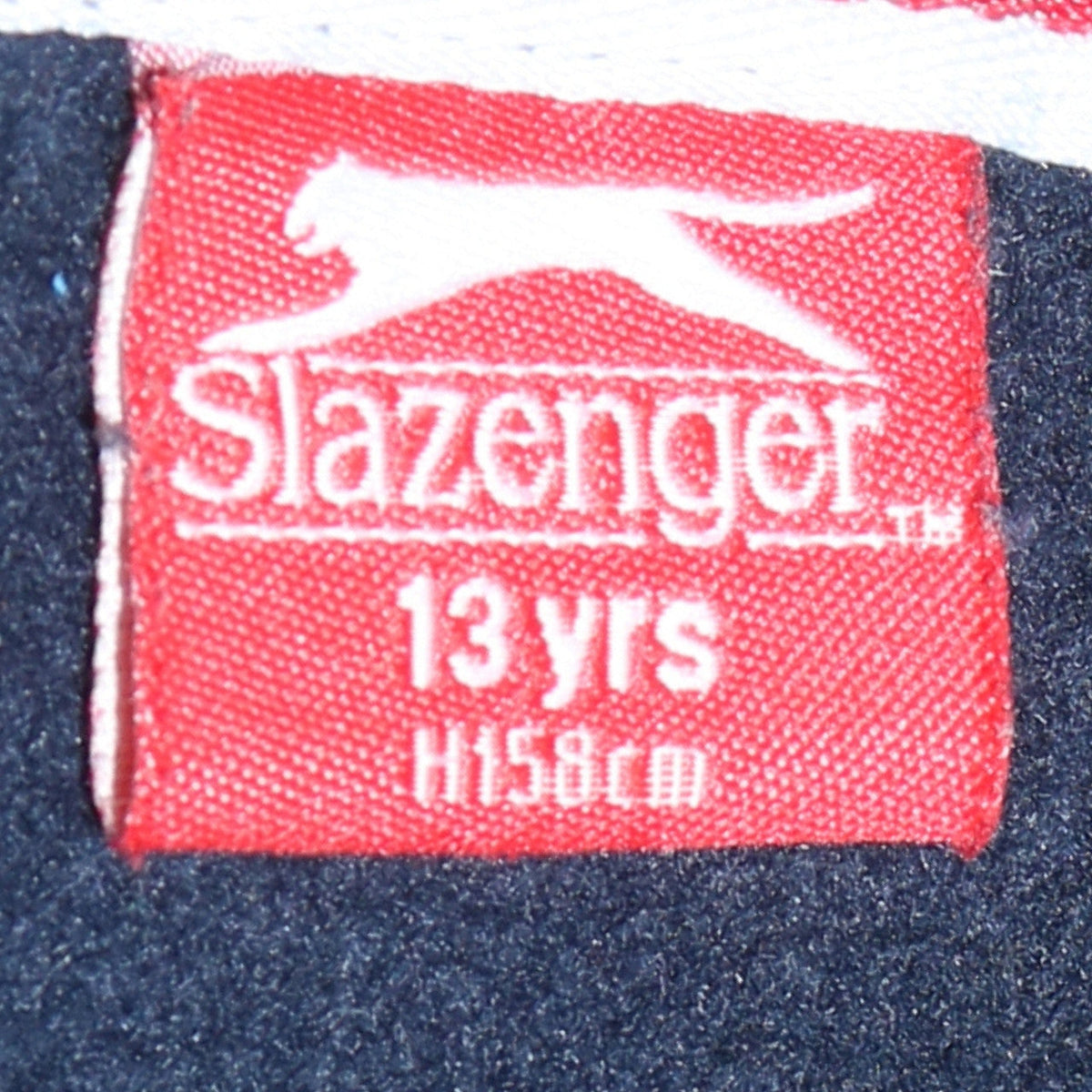 Slazenger Boys Blue Full Zip Hoodie 13 Years Cotton Fleece Sportswear