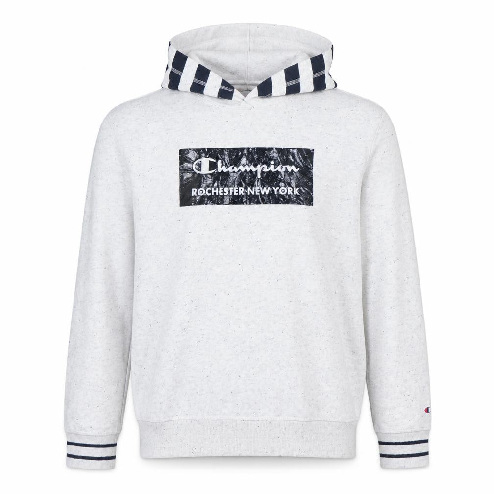 Champion Boys Grey 2XL Pullover Hoodie Rochester New York Graphic
