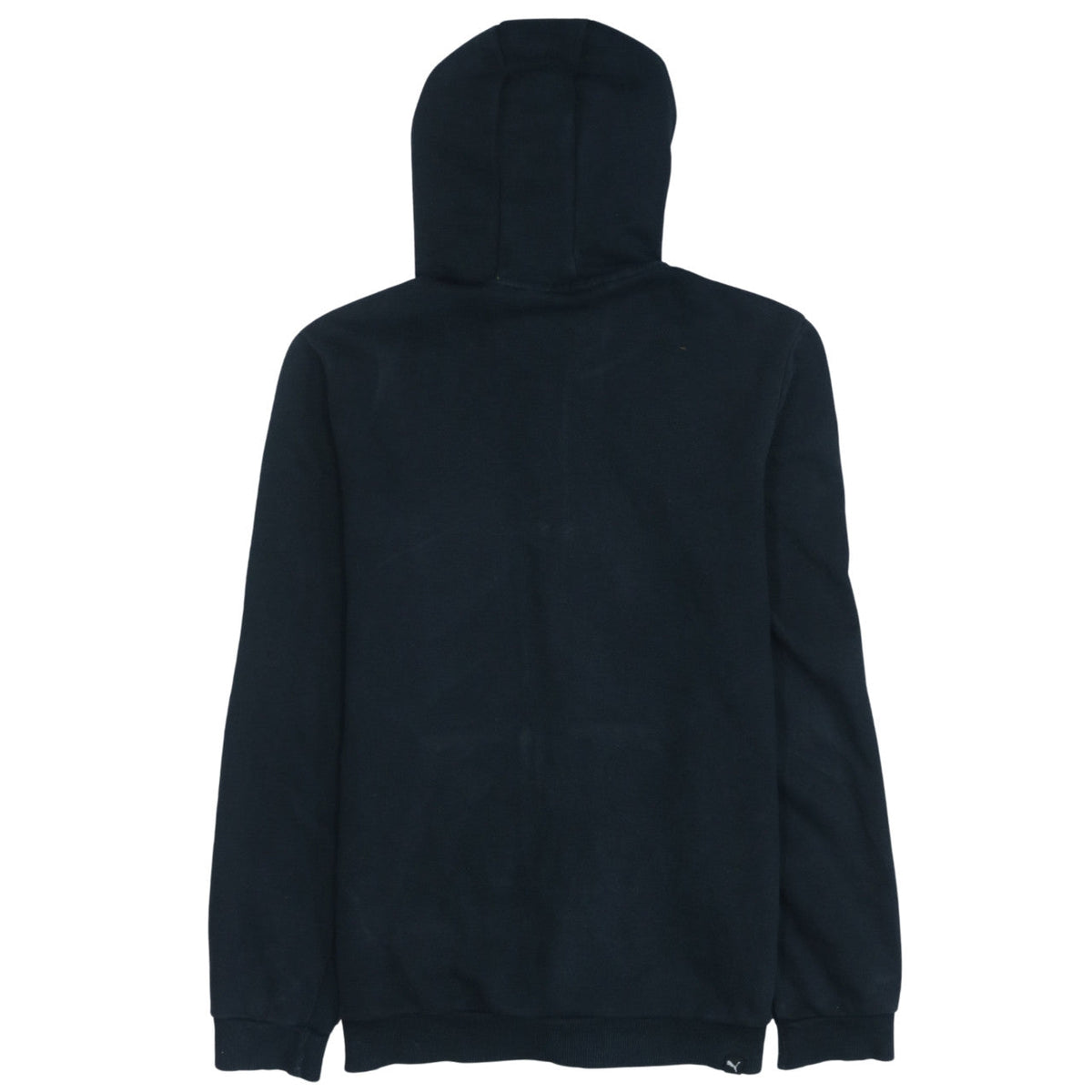 Puma Boys Black Full Zip Hoodie 15-16 Years Graphic Print Fleece