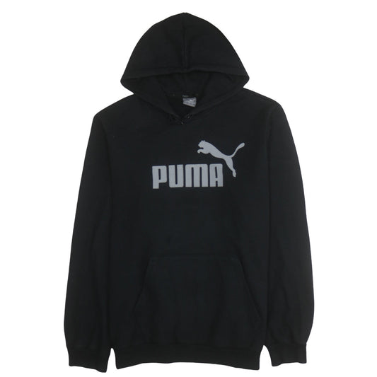 Puma Men's Black Pullover Hoodie L Regular Fit Sportswear