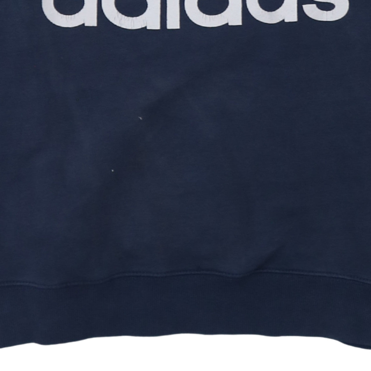 Adidas Men's Blue Crew Neck Logo Pullover Sweatshirt M