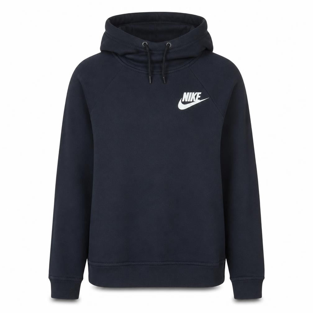 Nike Women's Black Pullover Hoodie Small Cotton Blend Sweatshirt
